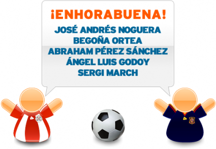 Ganadores de la porra Paraguay - España