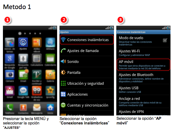 amenaza instructor tirano Compartir internet con Android (Tethering) - Blog de simyo