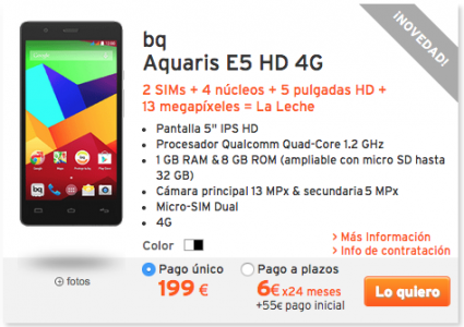 bq Aquaris E5 HD 4G