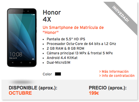 Honor 4x