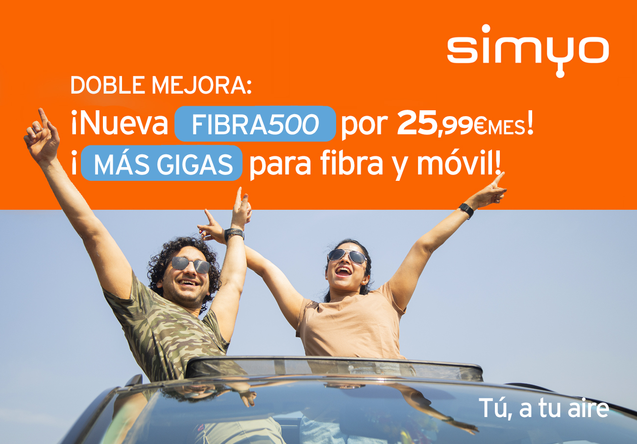 Imagen de portada del post ¡Nueva Fibra500 y más gigas!
